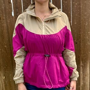 lululemon athletica Fuchsia and Beige Utility Jacket